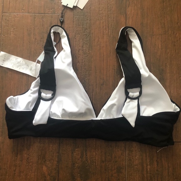 Bikini Lab Solid Reversible Triangle Bikini Top - Picture 6 of 8